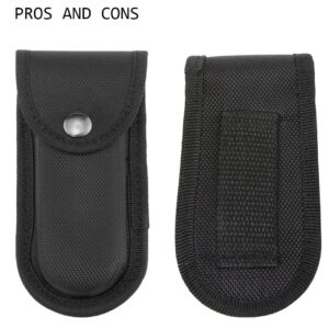 2Pcs Nylon Pocket Knife Sheath,5''-5.5'' Multitool Pouch,Knife Sheath Portable Pocket Knife Sheath Small Knife Holster for Outdoor or Daily Use