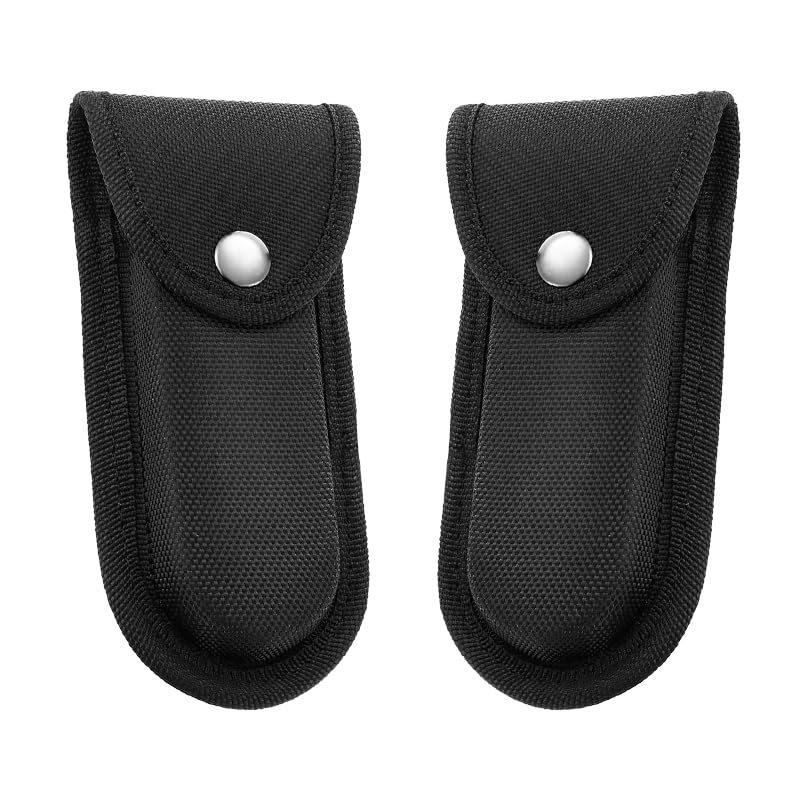 2Pcs Nylon Pocket Knife Sheath,5''-5.5'' Multitool Pouch,Knife Sheath Portable Pocket Knife Sheath Small Knife Holster for Outdoor or Daily Use