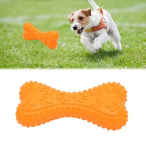 COSMICROWAVE Dog Chew Toy, Dog Toothbrush Dental Chew Bone Toy, Dog Chew Toys Indestructible, Bone Shape Rubber Safe Eco Friendly Teeth Cleaning Retraining Bad Behavior Pet Teething Toy