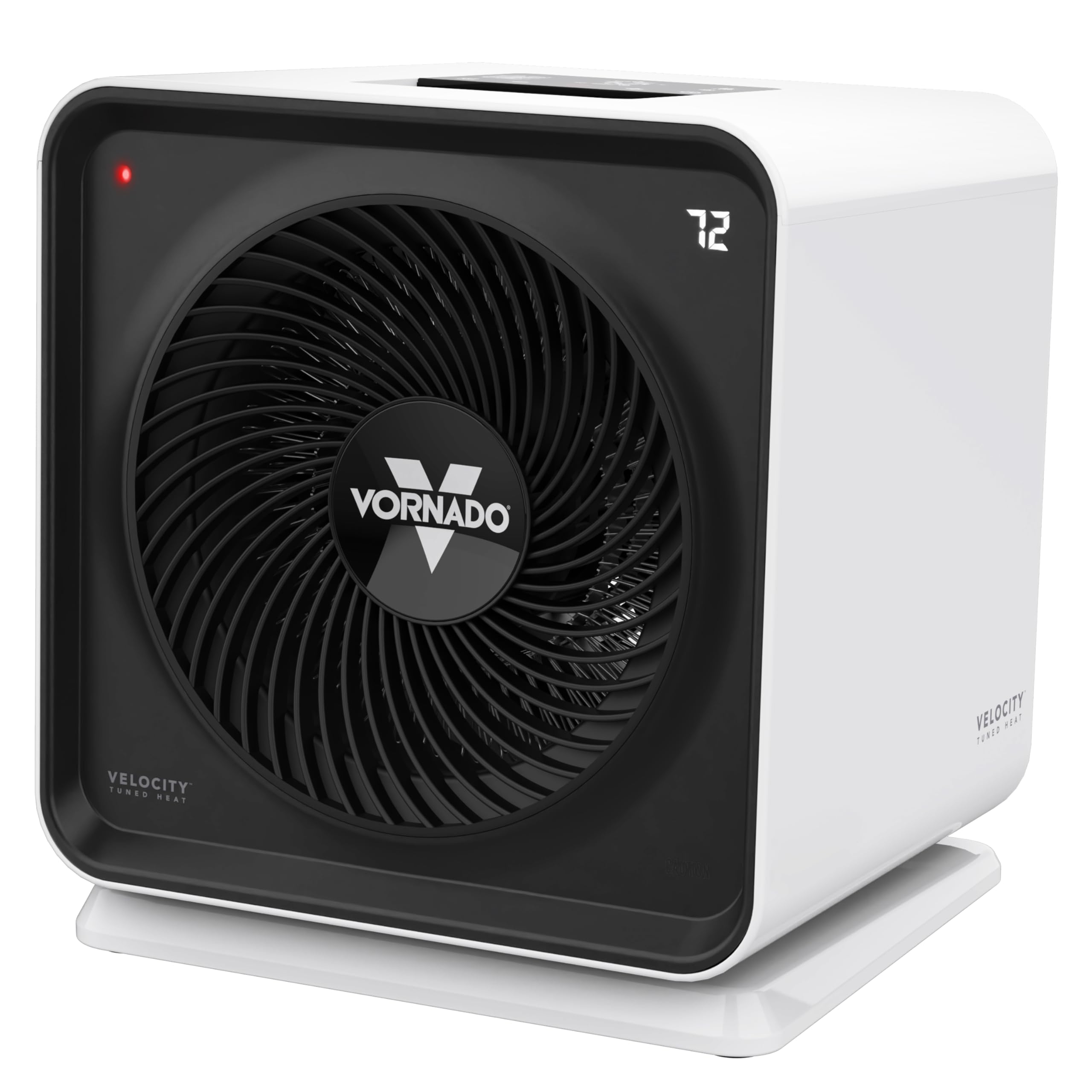 Vornado Velocity CUBE 5S Whole Room Space Heater with Swiveling Base, Indoor Use, White