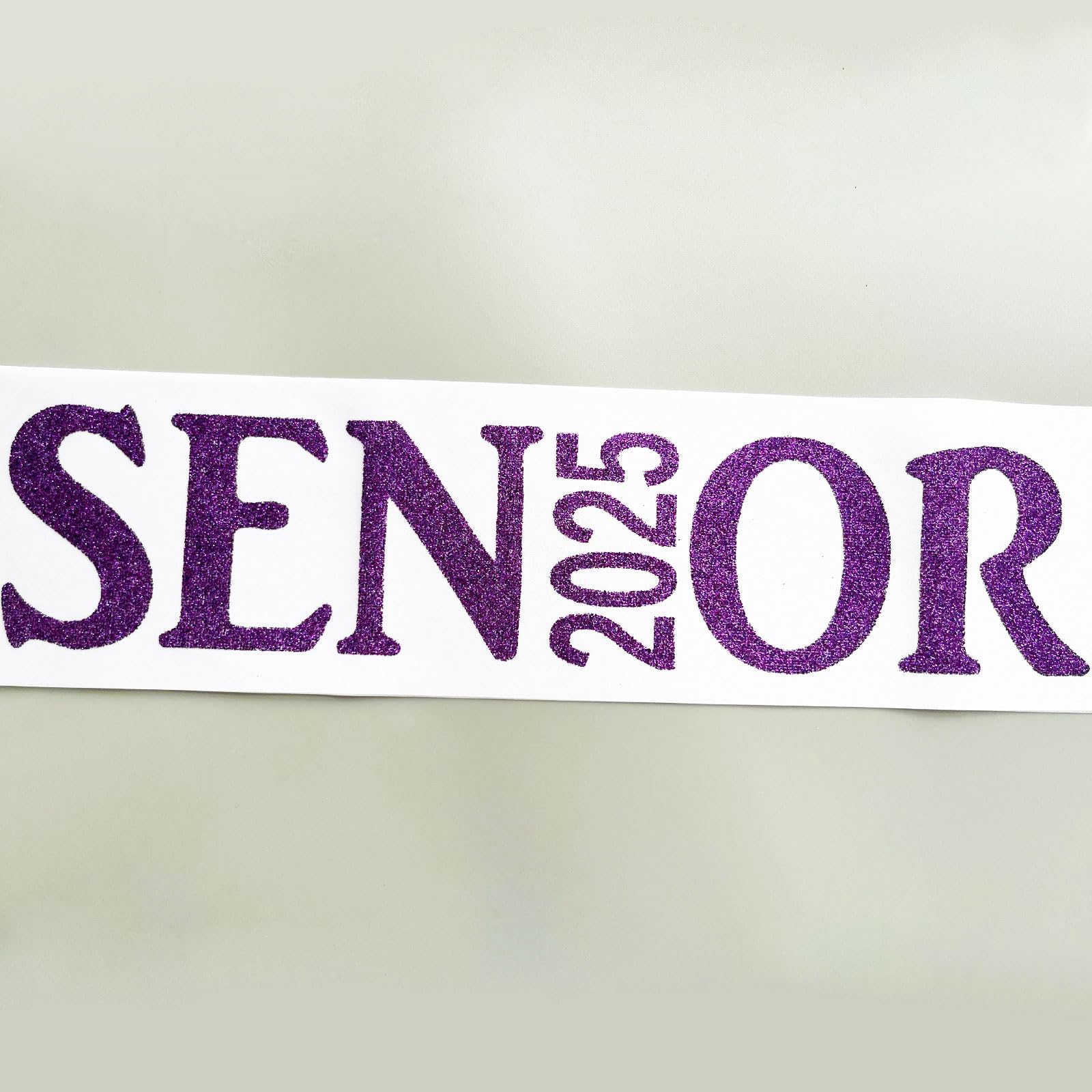 Senior Sash 2025 Purple,White Senior Cheer Sashes Class of 2025 Graduation Celebration Class Competition Sash Party Supplies 6 Pack