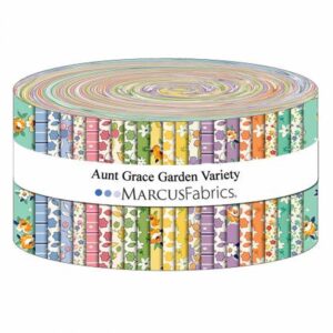 generic aunt grace garden variety 2 1/2"" strips st107-0006 by paula barnes from marcus by the roll