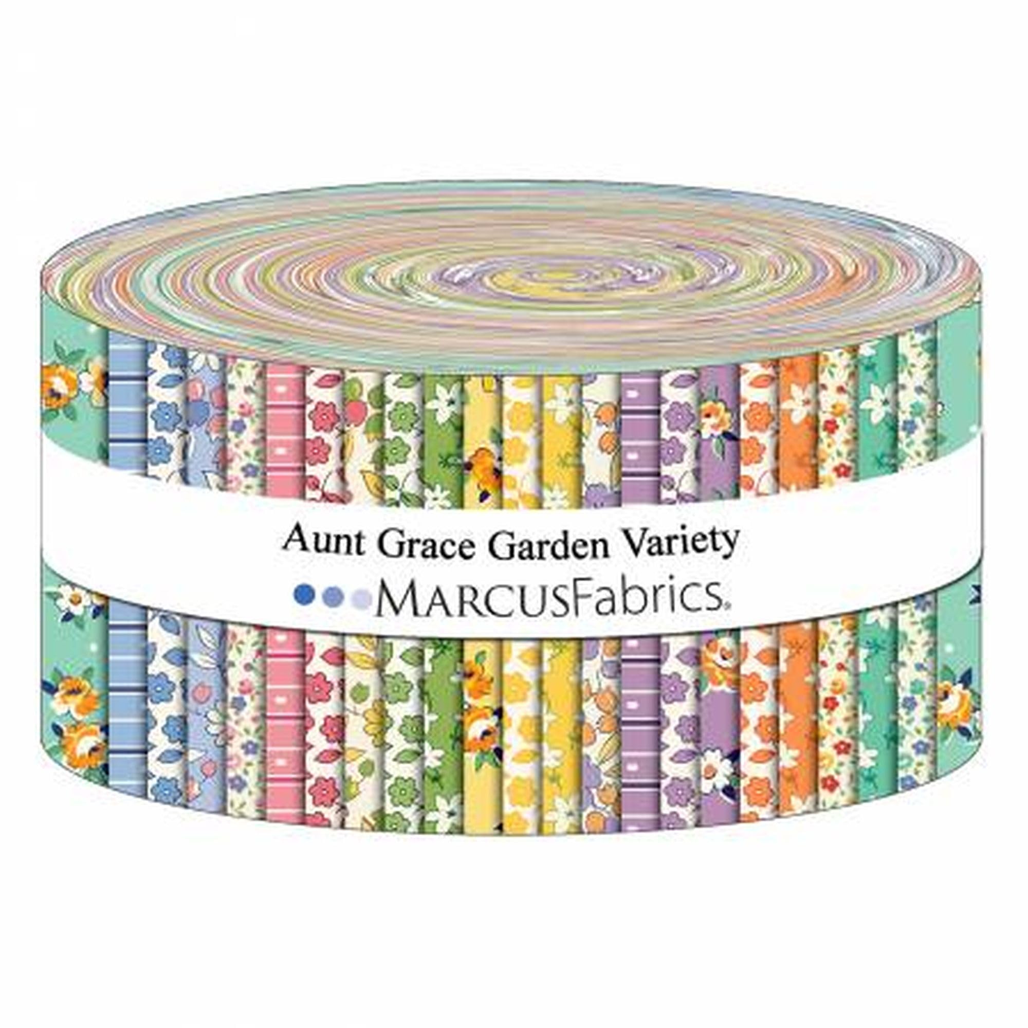 Generic Aunt Grace Garden Variety 2 1/2"" Strips ST107-0006 by Paula Barnes from Marcus by The roll