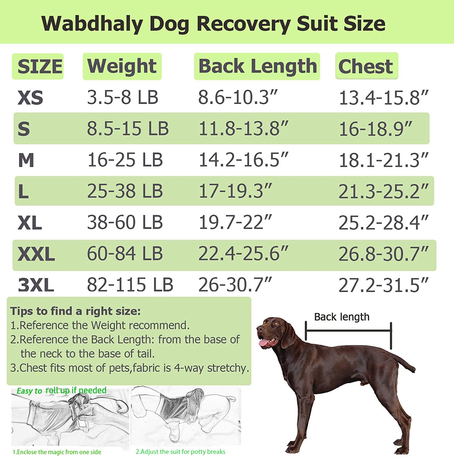 Wabdhaly Dog Zipper Recovery Suit for Male Neuter Surgery,Male Dog Recover Onesie,Dogs Abdominal Wounds Sutures Bodysuit,E-Collar & Cone Alternative Surgical Large Recovery Suit,Tie Dye Blue Small