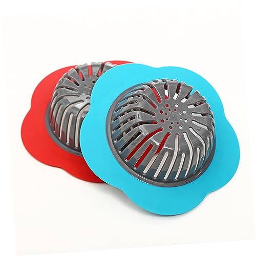 Uonlytech 3pcs Kitchen Sink Strainer Kitchen Sink Filter Strainer for Kitchen Sink Bathtub Strainer Sewer Drain Net Filter Sink Garbage Mesh Filter Bathroom Strainer Sink Filter Basket Red