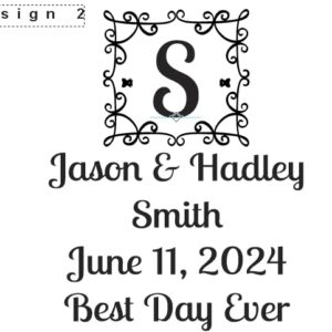 Personalized Floating Candle Unity Set, Perfect for Wedding, Anniversary, or Other Special Keepsake Event. Customize Design, Names, Date, and Saying. Design 3 Pictured