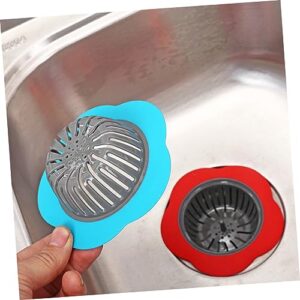 Uonlytech 3pcs Kitchen Sink Strainer Kitchen Sink Filter Strainer for Kitchen Sink Bathtub Strainer Sewer Drain Net Filter Sink Garbage Mesh Filter Bathroom Strainer Sink Filter Basket Red