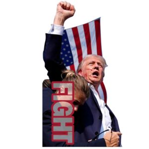 5ft donald trump fight stand up | cardboard cutout | life size standee | picture poster photo print - cardboard