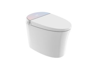 bolina tankless smart toilet with build in bidet auto lid open/soft close modern electric toilet,one piece elongated standard height smart 12-in rough-in toilet