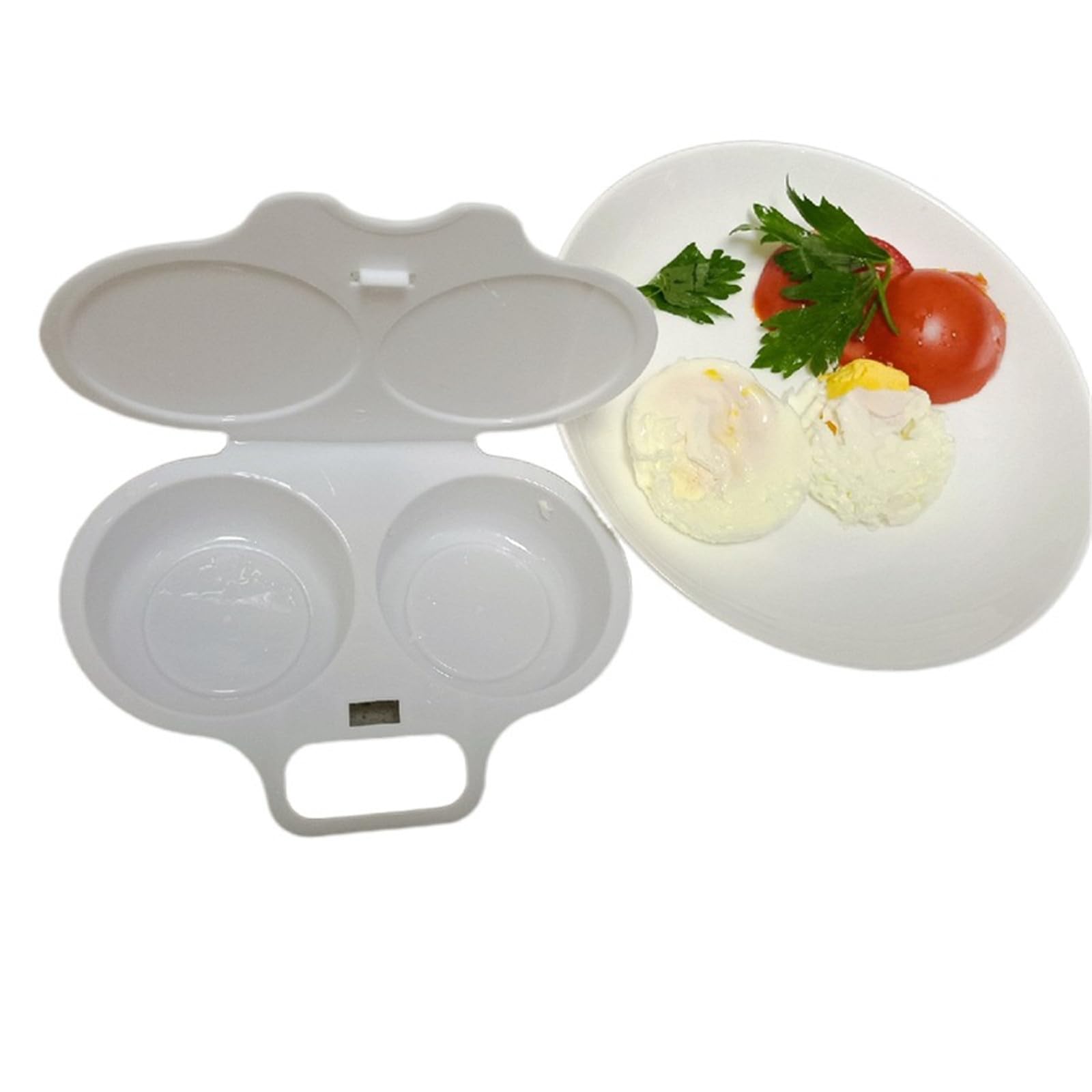 Innovative Microwave Frying Box Microwave Cooker Eggs Maker Tray Eggs Steamers Box Suitable For Cooking Breakfast