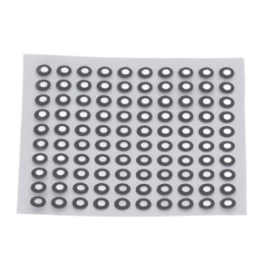 300 Pcs 3D Scanning Marker 3mm ID 6mm OD 3D Scanning Tracking Dot Adhesive Reflective Film Sticker Reference Marking Point for 3D Scanner