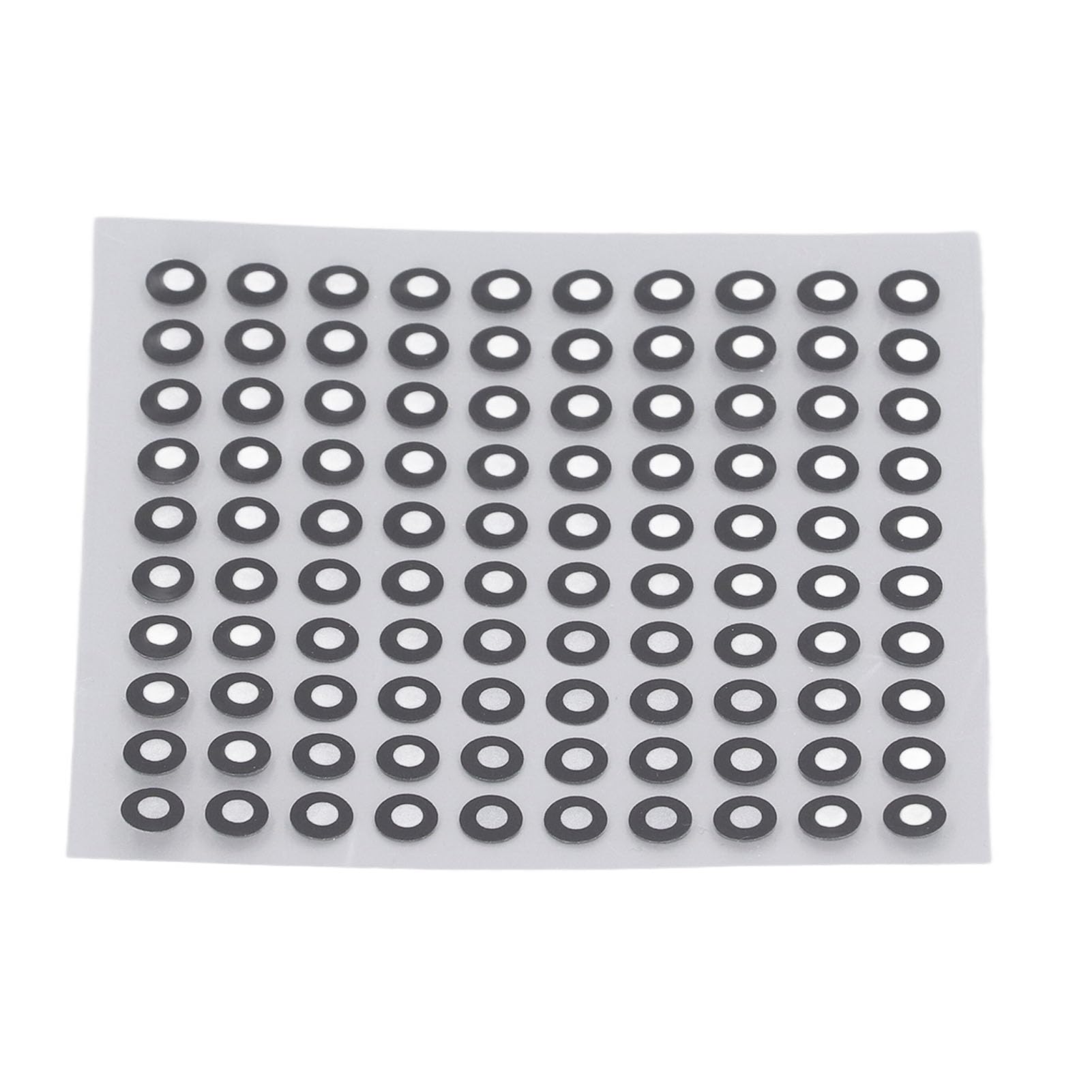 300 Pcs 3D Scanning Marker 3mm ID 6mm OD 3D Scanning Tracking Dot Adhesive Reflective Film Sticker Reference Marking Point for 3D Scanner