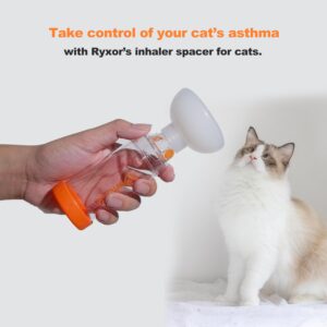 Ryxor Inhaler Spacer for Cats, Includes 3 Masks, Ideal Pet Nebulizer for Asthma Inhaler for Dogs, Cat Inhaler Mask for Easy Breathing