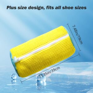 Shoe Washing Bag for Washing Machine, Laundry Shoe Bag for Washer Dryer, Reusable Zipper Shoe Washing Bag Sneaker Cleaning Bag 2PCS