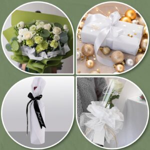 200 Sheets White Tissue Paper, 14" X 20" Christmas Wedding Birthday and Flower Decoration Tissue Paper Bulk, Tissue Paper For Gift Bags, Crafts, Packaging, Storage, Art