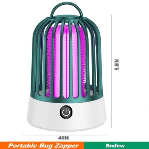 Bug Zapper, Electric Mosquito Zapper, Portable Rechargeable Bug Zapper, Fly Trap, Waterproof Insect Killer, Electric Fly Zapper for Home, Patio, Camping, Outdoor Indoor