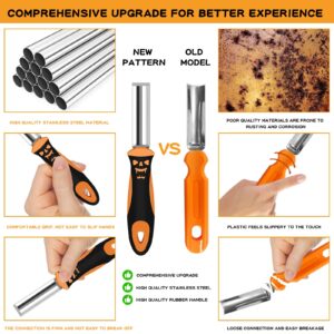 YUYUNLOMN Halloween Pumpkin Carving Tool kit, 13-Piece Professional Stainless Steel Pumpkin Cutting & Carving Set with 10 Templates, Carrying Bag - Perfect for Family Fun Time During Halloween