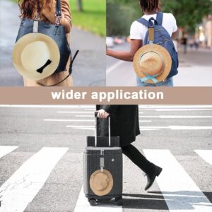 6 Pcs Hat Clip for Travel Hat Clips for Travel on Bag, Hat Holder for Purse, Hands-Free Elastic Hat Clip for Bag Handbag Backpack Luggage Traveling, Outdoor Travel Bag Accessory for Women Men