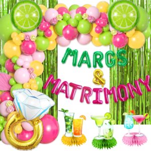 cocomigo margs and matrimony bachelorette 139pcs margs and matrimony party decorations margs and matrimony decor margarita bachelorette party supplies mexican fiesta wedding bridal shower party