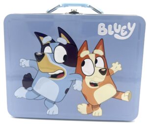 the tin box company bluey and bingo tin lunch box, bbtc1