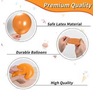 Fall Balloons,12 Inch Orange and Sand Gold Balloons with Gold Confetti Balloons,for Birthday little cutie baby shower Wedding thanksgiving Party Decorations