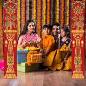 Diwali Decorations for Home Deepawali Indian Festival of Lights Banner Indian Ganesha Porch Banner Indian Pooja Decor Diwali Decorations for Home Party