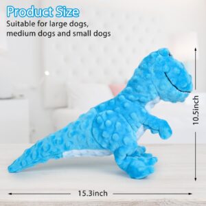 Generic Dog Squeaky Toys for Small, Medium and Large Dogs, Tug of War Dog Plush Toys with Cotton Material and Crinkle Paper, Relieve Boredom/Keep Them Busy, Blue