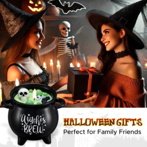 Kederwa Halloween Witch Brew Scented Candle Boo Basket Stuffer for Women, 13oz Halloween Candles Up to 60 Hours Burn Time Boo Basket Gifts for Girls