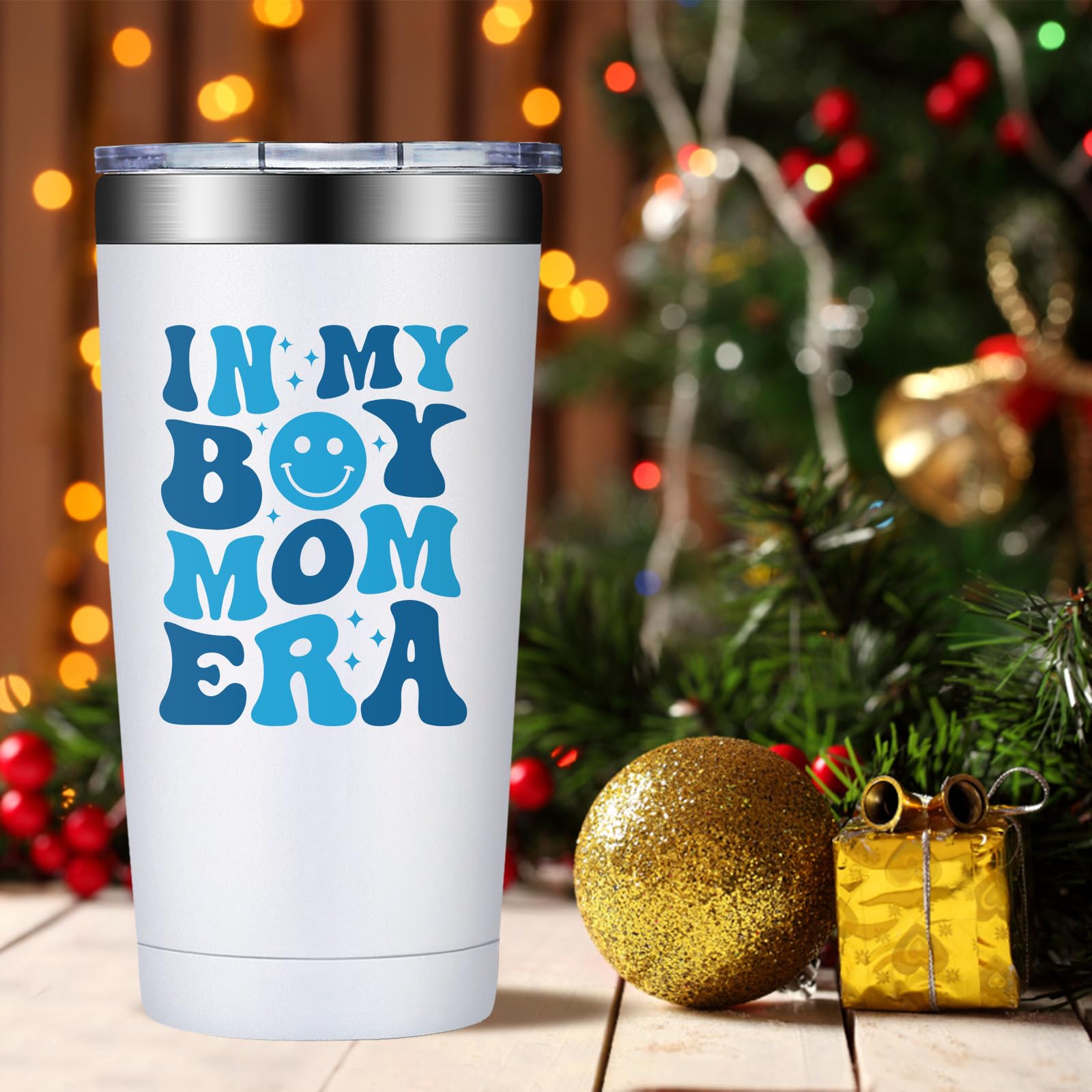 Grifarny Boy Mom Gifts for New Mom - Mothers Day Gifts for Boy Mom, Pregnant Mom, Expecting Mom, Mom to be, Mommy to be - In My Boy Mom Era Tumbler Mug 20 oz