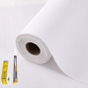 shelf liners for kitchen cabinets 12in x 20ft non adhesive drawer liner pure white thickened shelf liner strong non-slip easy to clean for tool box refrigerator with knife and tape measure