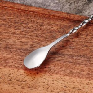 TNCO Muddler for Cocktails, 10" Muddler and Bar Spoon Cocktail Mixing Spoon, Stainless Steel Cocktail Muddler Stirrer, Cocktail Spoon Long Handle, Bar Accessories Tools for Mojitos Fruit Drinks