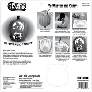 Pumpkin Masters Wicked Cauldron Complete Halloween Pumpkin Carving & Lighting Kit (Batteries Not Included),