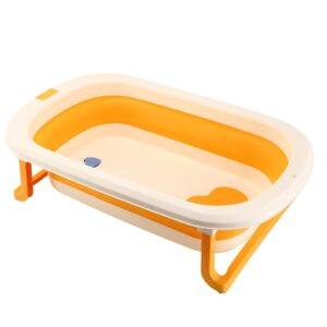 zajsss multipurpose pet shower basin portable pet bathtub with drainage hole foldable bathing tub for puppy small dogs cats