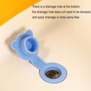 ZAJSSS Multipurpose Pet Shower Basin Portable Pet Bathtub with Drainage Hole Foldable Bathing Tub for Puppy Small Dogs Cats