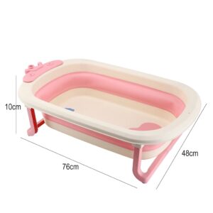 ZAJSSS Multipurpose Pet Shower Basin Portable Pet Bathtub with Drainage Hole Foldable Bathing Tub for Puppy Small Dogs Cats