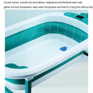 ZAJSSS Multipurpose Pet Shower Basin Portable Pet Bathtub with Drainage Hole Foldable Bathing Tub for Puppy Small Dogs Cats