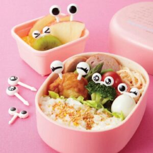 10Pcs Eye Fruit Fork Tableware Lunch Box Decor