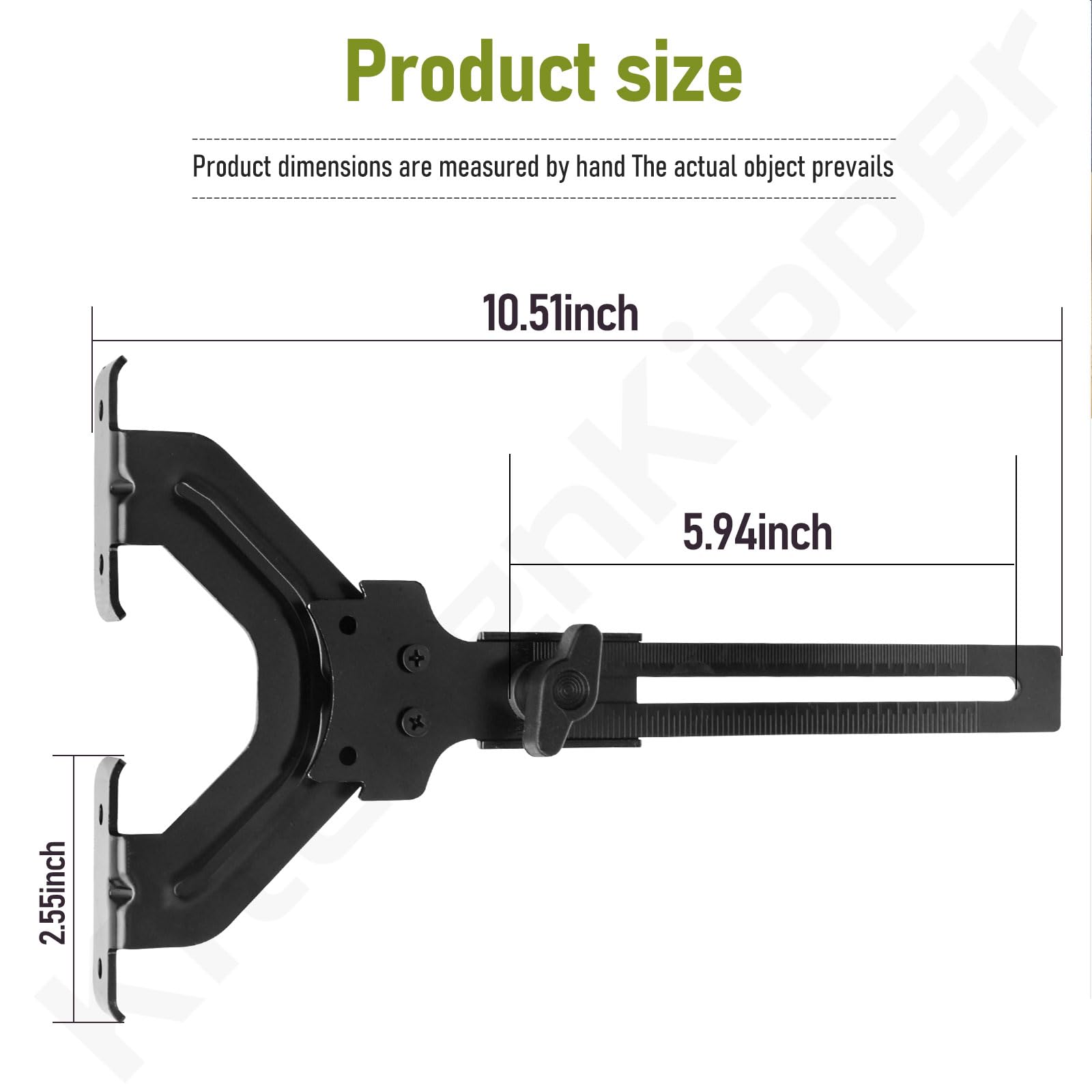 DNP618 Router Edge Guide for DEWALT Fixed Base Compact Router DCW600B, DWP611, DNP612, DW6913, PORTER-CABLE 450 and 451 - Quickly Attaches to Fixed Base Compact Router