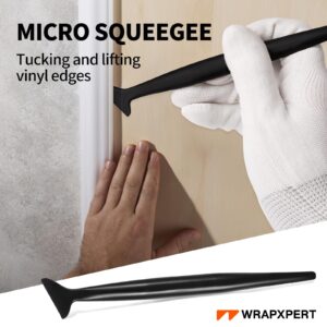 WRAPXPERT Wallpaper Smoothing Tool Kit,Wallpaper Tools for Peel and Stick Wallpaper Hanging,Vinyl Backsplash Tile,Contact Paper Vinyl Film,Window Film