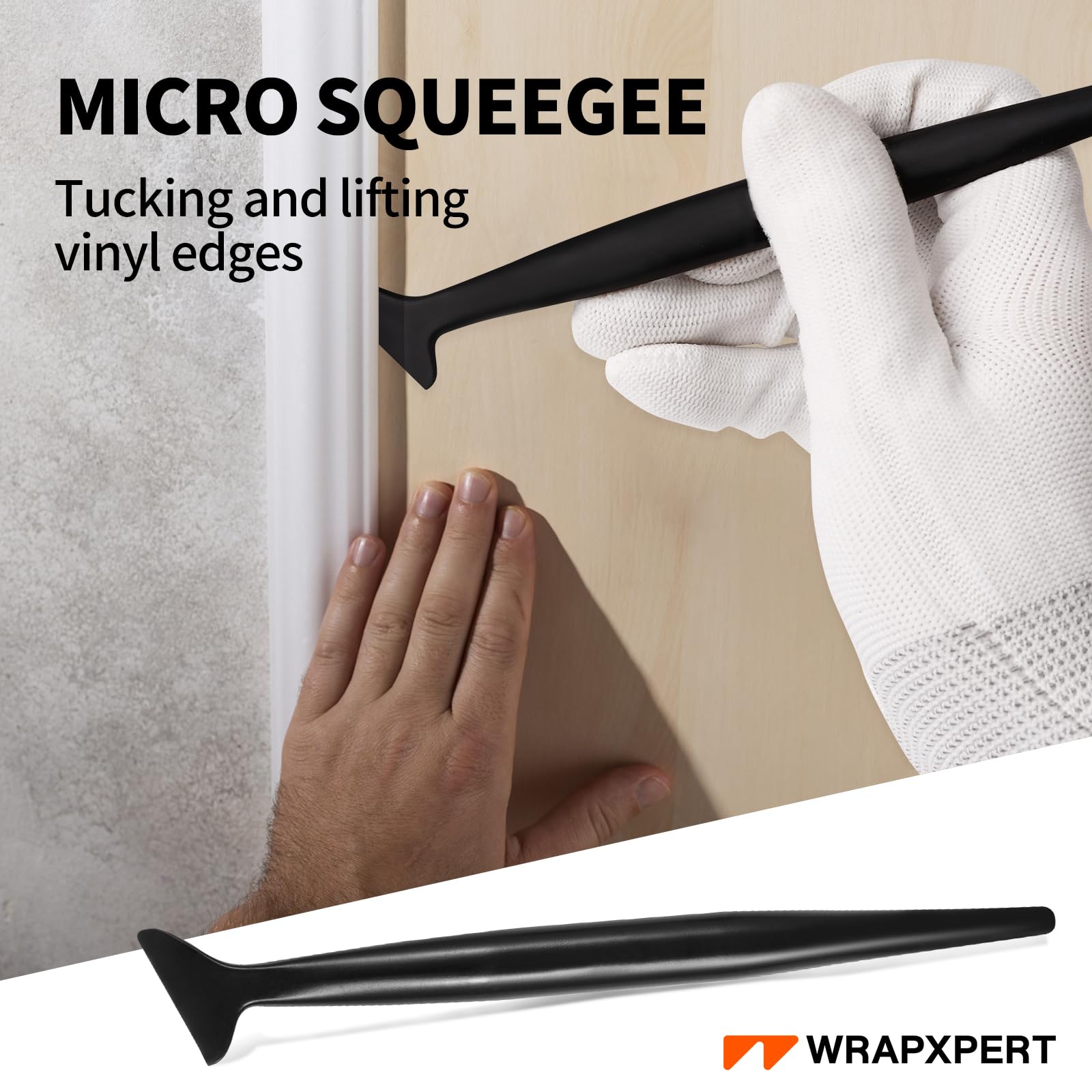 WRAPXPERT Wallpaper Smoothing Tool Kit,Wallpaper Tools for Peel and Stick Wallpaper Hanging,Vinyl Backsplash Tile,Contact Paper Vinyl Film,Window Film