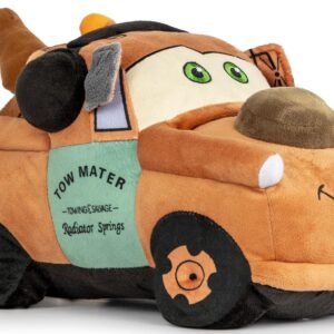 Disney Pixar Cars Tow Mater Plush Pillow Buddy - Super Soft Character Pillow - Polyester Microfiber, 14 Inches