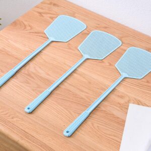 Flyswatter - Telescopic Fly Swatters | Heavy Duty Long Handle Swatter with Hanging Hole | Manual Extendable Fly Swatters | Wide Mesh Fly for Home Garden Classroom Restaurant