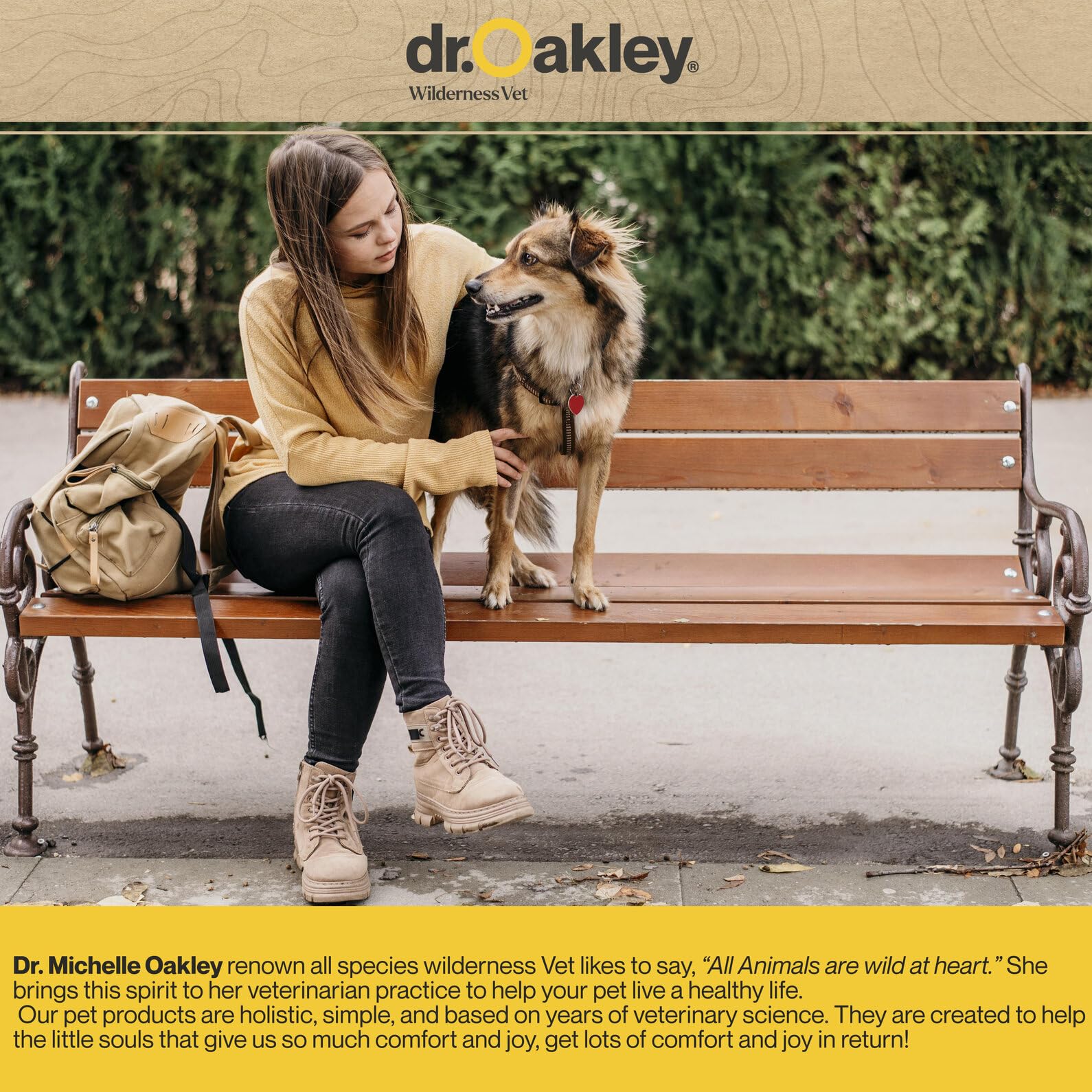 Dr. Oakley Daily Natural Dog Wipes, Honey & Oatmeal, 100 Ct, Gentle, Moisturizing, Odor-Eliminating, Alcohol-Free, Vet Approved