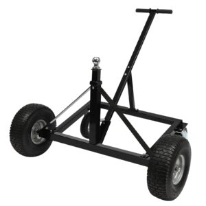 adjustable trailer dolly, manual trailer mover with wheels, heavy-duty tow dolly for car, rv, boat,1500 lbs capacity