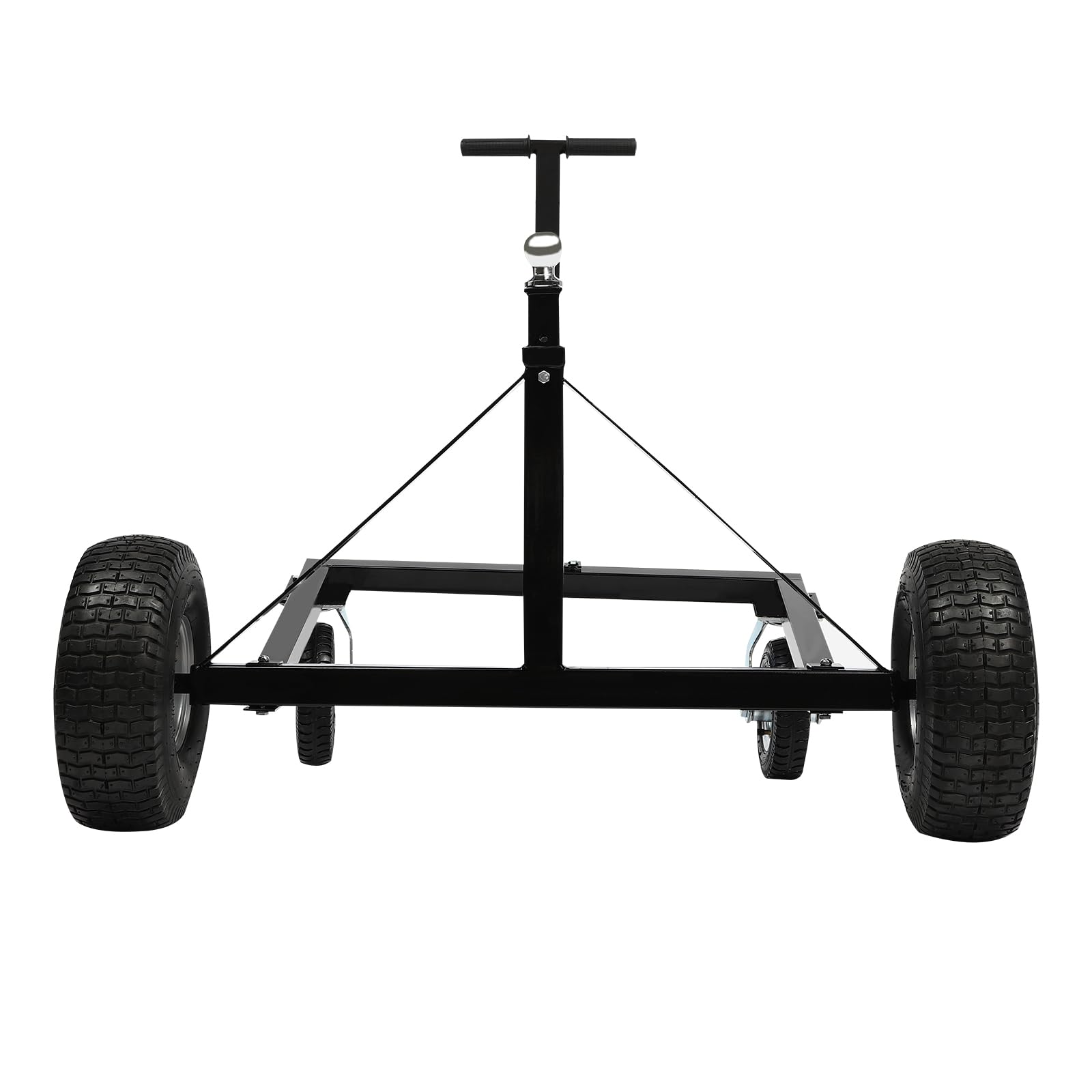 Adjustable Trailer Dolly, Manual Trailer Mover with Wheels, Heavy-Duty Tow Dolly for Car, RV, Boat,1500 Lbs Capacity