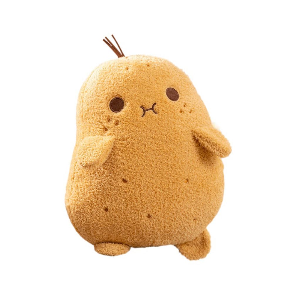 KOJAGARRI Potato Plush, 5.9inch Kawaii Stuffed Potato Pillow Soft Cute Potato Plushie Pillow,Funny Food Plush Pillows Doll for Kids Gifts Home Decor Party, Yellow, YL2717J311262YO1YSJ