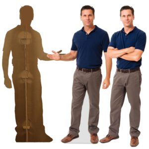 Generic Custom Life Size Cardboard Cutout - 2 Material Options, 1-8 ft - Personalized High Resolution Stand Up | Upload Photo - Perfect Decor for Wedding, Graduation, Birthday, PPUVTLCUTOPTOPT1PCBRDG