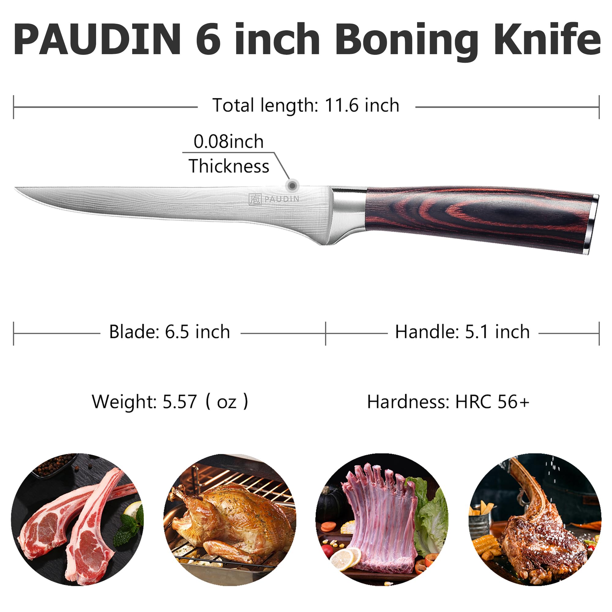 PAUDIN Boning Knife + Paring Knife