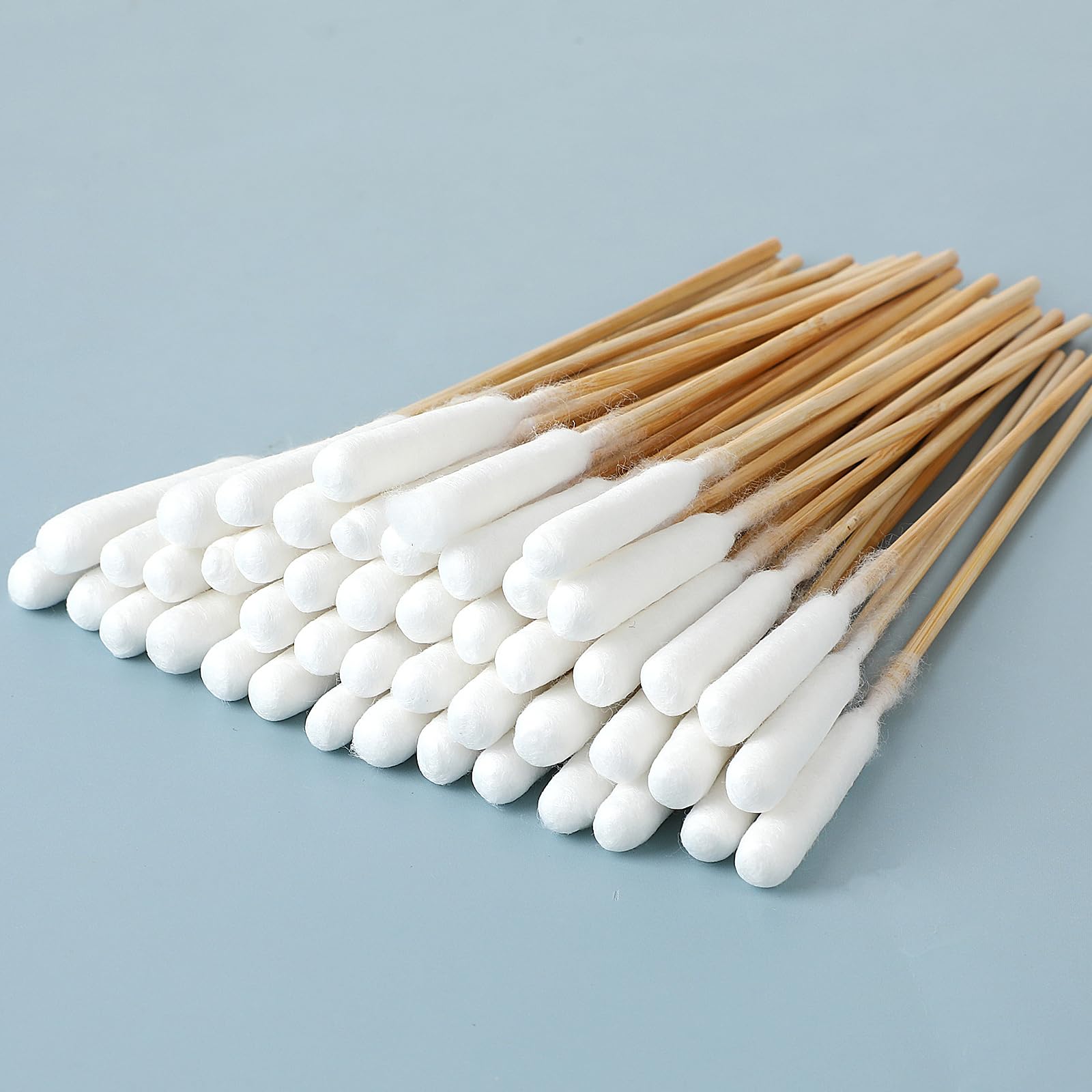 6 Inch Long Cotton Swabs Large Cotton Buds with Wooden Handle for Dogs 100Pcs Specifically Designed for Dogs Professional Big Cotton Swabs Dogs Ears Large Cotton Swabs Dog Ears Cleaning Swabs for Pet