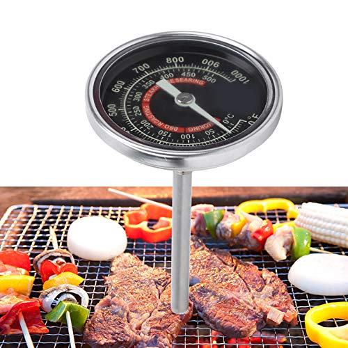 TS BX51 Stainless Steel Oven Barbecue Thermometer, Large Dial, High Accuracy, IP55 Level, for Kitchen Cooking, Food Safety with Premium Materials